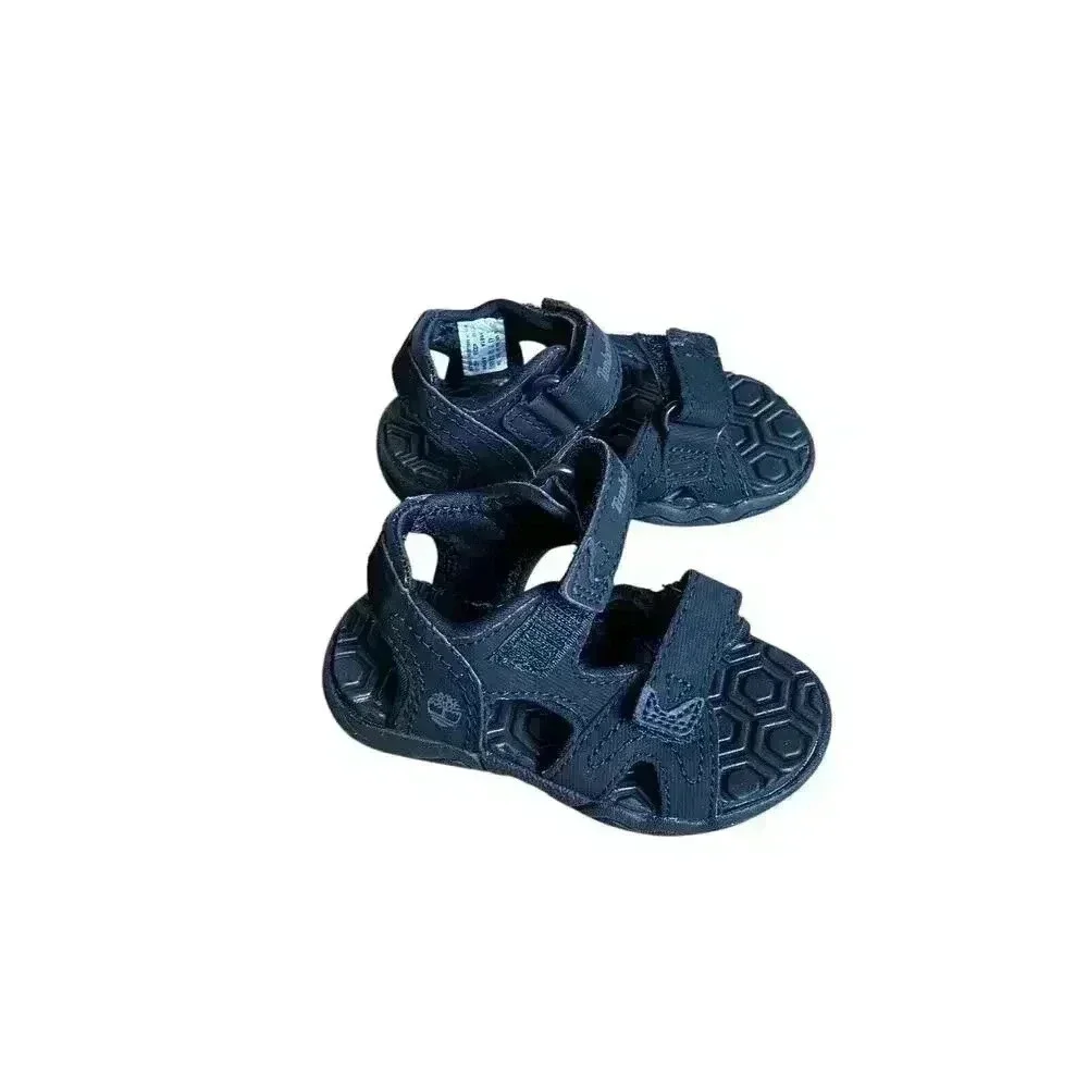Timberland Black Double Strap Adventure Seeker Sandals Kids Size 5 Toddler New